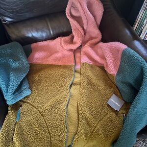 Eddie Bauer Colorblock Sherpa Jacket